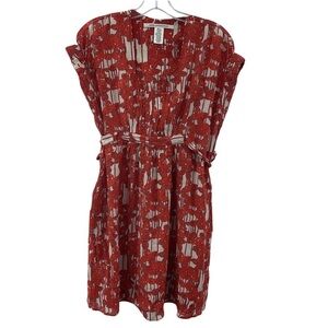 DVF Silk Yana DVF Ocean Liner Dress w/ Pockets